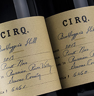 Cirq Pinot Noir Treehouse Vineyard 2013